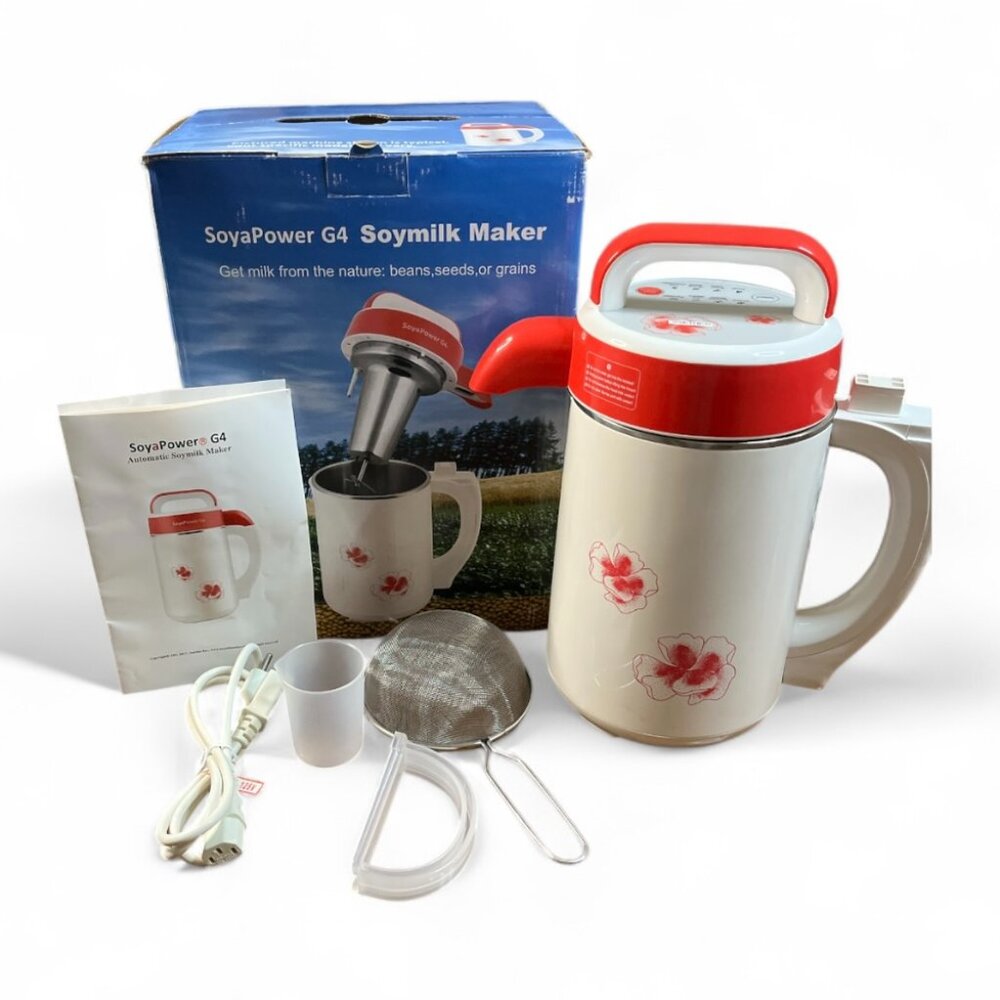 Soyapower G4 Milk, Almond, Soy & Soup Maker – Stainless Steel – New in Box